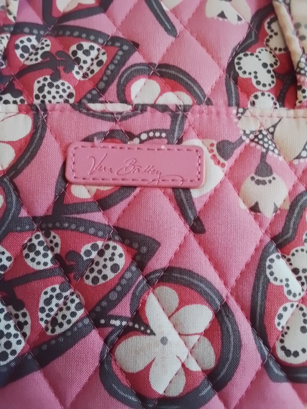 Vera Bradley Pink Floral Hanging Organizer Bag for Women
